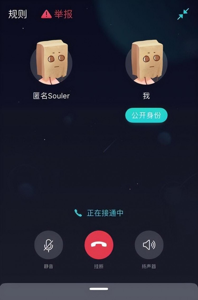 下载了一个叫SOUL的聊天软件感觉很好但是网络交友还需谨慎